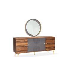 Console assyrienne + Miroir