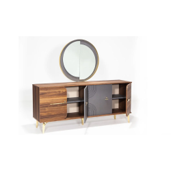 Console assyrienne + Miroir