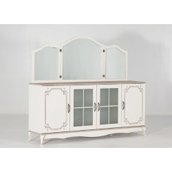 Console Blanche Simple + Console Miroir