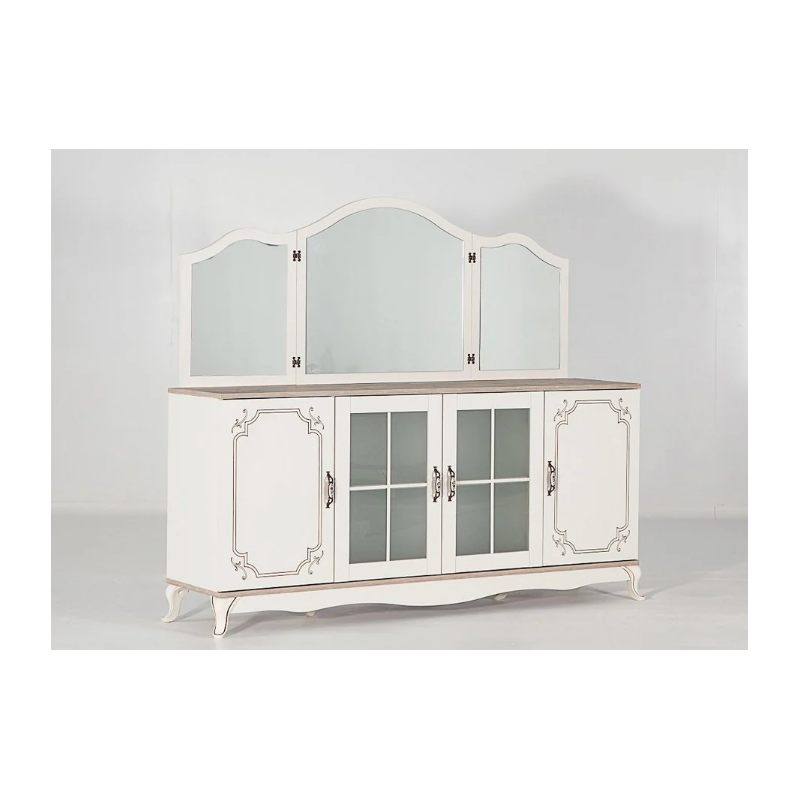 Console Blanche Simple + Console Miroir