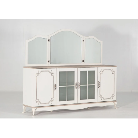 Console Blanche Simple + Console Miroir
