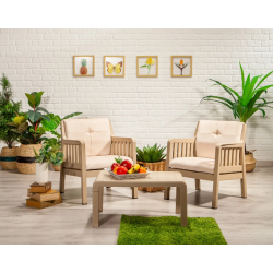 Balcon Belen Mini Garden (2 Canapé+ 1 Table)