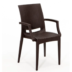 Chaise en Rotin Multi Couleur