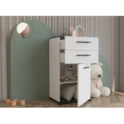 Ensemble Marya: 1 Tête de lit + 1 Bureau + 1 Armoire.