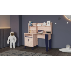 Ensemble Arda: 1 Tête de Lit + 1 Bureau + 1 Armoire