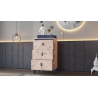 Ensemble Arda: 1 Tête de Lit + 1 Bureau + 1 Armoire
