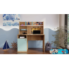 Hera Lot pour Enfant: 1 Tête de Lit + 1 Bureau + 1 Armoire