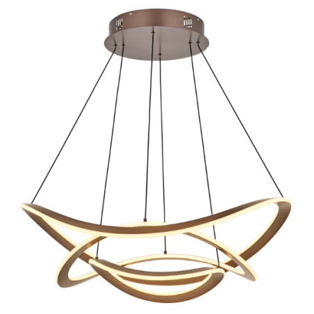 Lustre : 6128-AV-80-60-40-KH