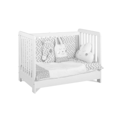 Lit bébé à gradins Oslo 70x130cm