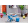 Ensemble de table d'activités carrée pour enfants junior