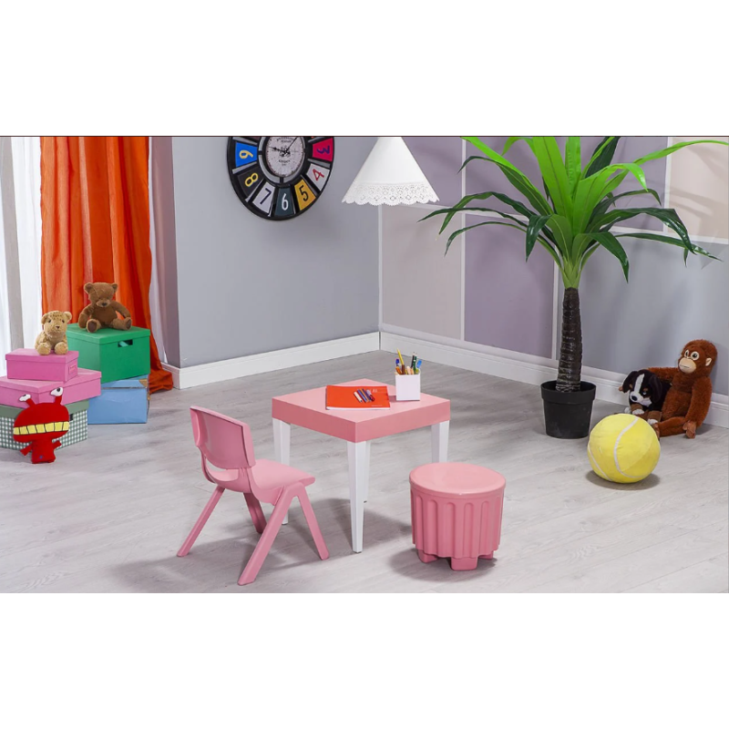 Ensemble de table d'activités carrée pour enfants junior Ensemble de table d'activités carrée pour enfants junior