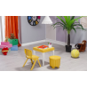 Ensemble de table d'activités carrée pour enfants junior