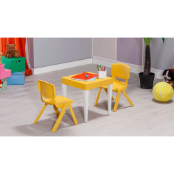 Table d'activités carrée junior, ensemble 3