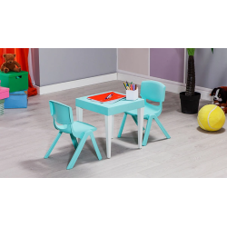 Table d'activités carrée junior, ensemble 3