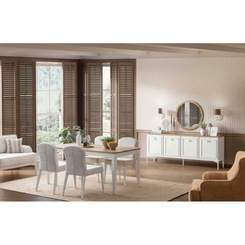 Salle à manger de style campagnard moderne Code produit : CNTRY-522 Salle à manger de style campagnard moderne Code produit : CNTRY-522