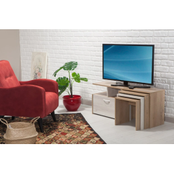 Tv Support Sonate / Blanc / Gigogne /